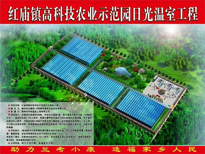 兰考农业项目日光温室用货架案例